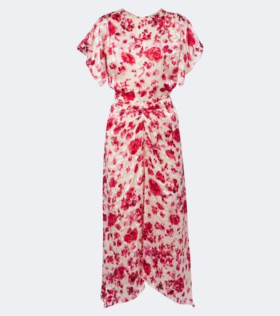 Isabel Marant Isabel Marant Herva floral devorÃ© georgette midi dress