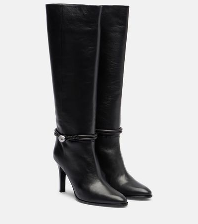 Isabel Marant Isabel Marant Ieva Button 90 leather knee-high boots