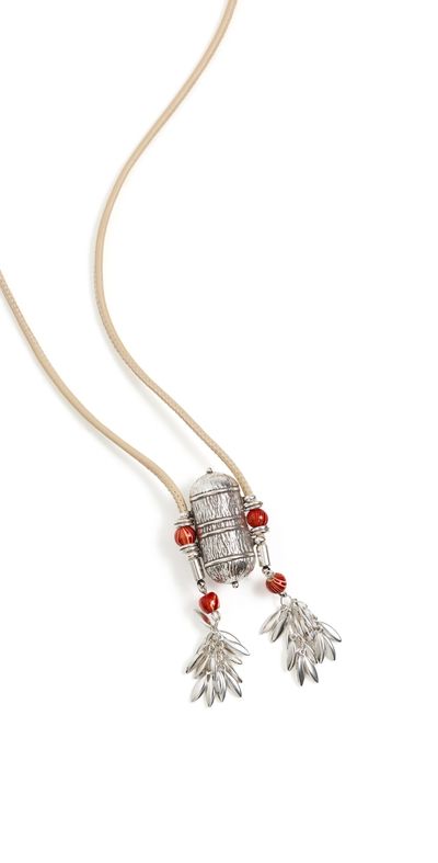 Isabel Marant Isabel Marant Janis Necklace Red/Silver One