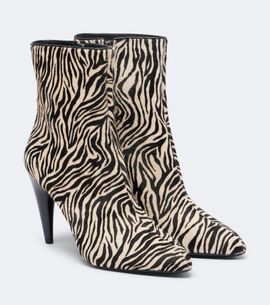Isabel Marant Isabel Marant Jany printed calf hair ankle boots