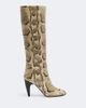 Isabel Marant Isabel Marant Jany snake-effect leather knee-high boots - 6