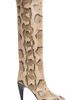 Isabel Marant Isabel Marant Jany Snake Embossed Knee High Boot - 3