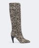 Isabel Marant Isabel Marant Jany zebra-print calf-hair knee-high boots - 6
