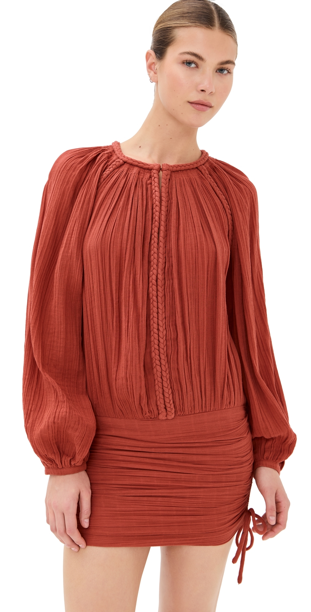 isabel marant orange dress Justine embellished cutout cotton-gauze halterneck maxi dress - orange