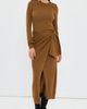 Isabel Marant Isabel Marant Jozira Midi Dress Bronze - 3