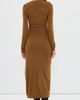 Isabel Marant Isabel Marant Jozira Midi Dress Bronze - 4