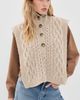 Isabel Marant Isabel Marant Kara Cable Knit Scarf Beige One - 3