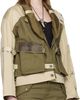 Isabel Marant Isabel Marant Khaki & Beige Julissa Bomber Jacket - 2