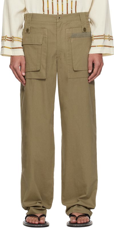 Isabel Marant Isabel Marant Khaki Ezio Trousers