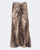 Isabel Marant Isabel Marant Laren snake-print silk satin midi skirt - 1