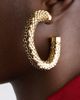Isabel Marant Isabel Marant Large Beaded Mesh Hoop Earrings - 5