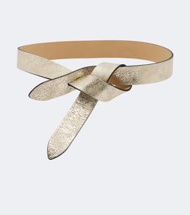 Isabel Marant Isabel Marant Lecce metallic leather belt