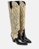 Isabel Marant Isabel Marant Leila leather and suede cowboy boots - 1