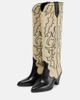 Isabel Marant Isabel Marant Leila leather and suede cowboy boots - 5