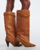 Isabel Marant Isabel Marant Lezra suede and leather knee-high boots - 2