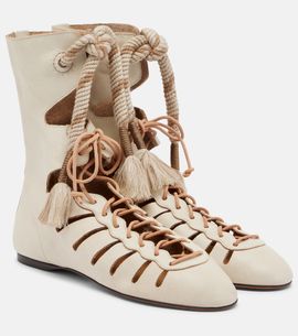 Isabel Marant Isabel Marant Liade leather lace-up ankle boots