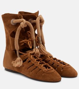 Isabel Marant Isabel Marant Liade suede lace-up ankle boots