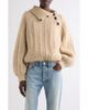 Isabel Marant Isabel Marant Lily Button Collar Rib Sweater - 1