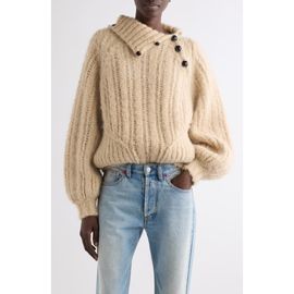 Isabel Marant Isabel Marant Lily Button Collar Rib Sweater