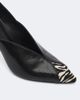 Isabel Marant Isabel Marant Luza calf hair-trimmed snake-effect leather pumps - 5