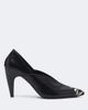 Isabel Marant Isabel Marant Luza calf hair-trimmed snake-effect leather pumps - 6