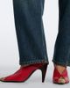 Isabel Marant Isabel Marant Luza suede-trimmed snake-effect leather pumps - 3