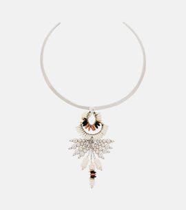 Isabel Marant Isabel Marant Lyna beaded pendant necklace