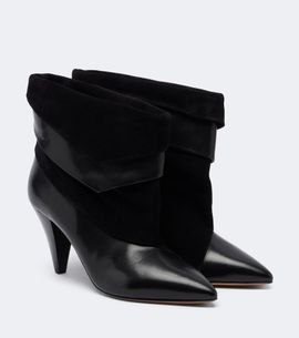 Isabel Marant Isabel Marant Lyone leather and suede ankle boots