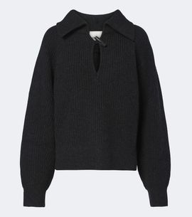 Isabel Marant Isabel Marant Miranda wool and cashmere polo sweater