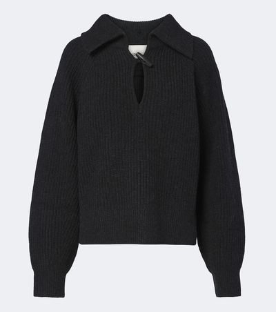 Isabel Marant Isabel Marant Miranda wool and cashmere polo sweater