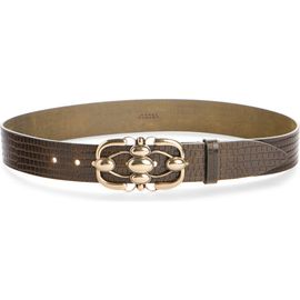Isabel Marant Isabel Marant Mirko Croc Embossed Leather Belt