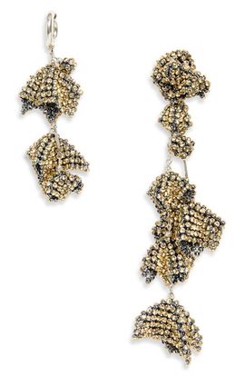 Isabel Marant Isabel Marant Mismatched Floral Drop Earrings