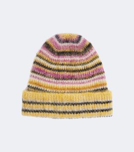 Isabel Marant Isabel Marant Morenne striped mohair and wool-blend beanie