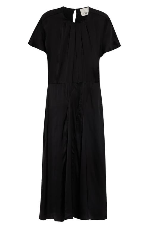 Isabel Marant Isabel Marant Namsha Draped Satin Midi Dress