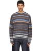 Isabel Marant Isabel Marant Navy & Brown Scolan Sweater - 1