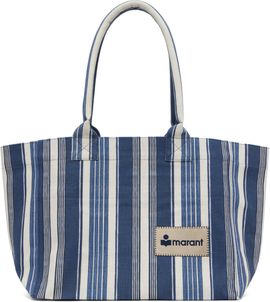 Isabel Marant Isabel Marant Navy & White Yenky Zipped Tote