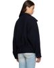 Isabel Marant Isabel Marant Navy Elvane Wool Coat - 3