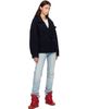 Isabel Marant Isabel Marant Navy Elvane Wool Coat - 4