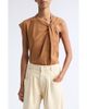 Isabel Marant Isabel Marant Nayda Asymmetric Cotton Slub Top - 1