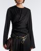 Isabel Marant Isabel Marant Neame draped satin top - 2
