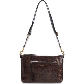 Isabel Marant Isabel Marant Nessah Croc Embossed Leather Crossbody Bag