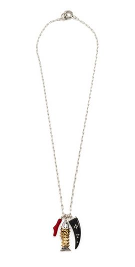 Isabel Marant Isabel Marant New River Long Necklace Silver/Dore One