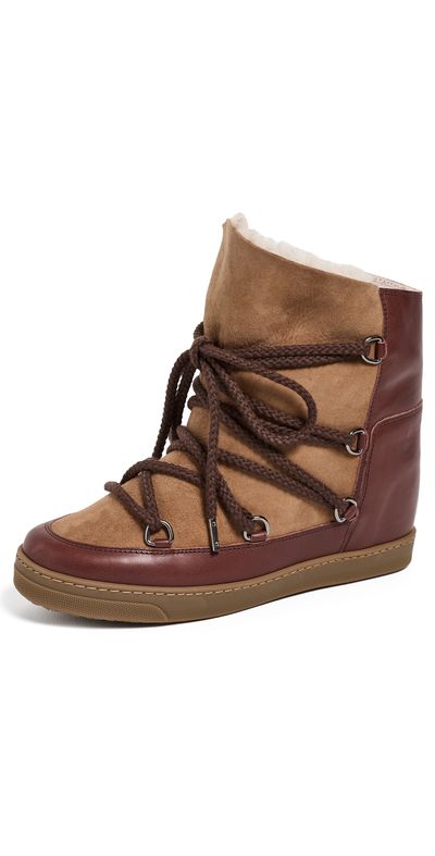 Isabel Marant Isabel Marant Nowles Boots Dark Brown/Ochre