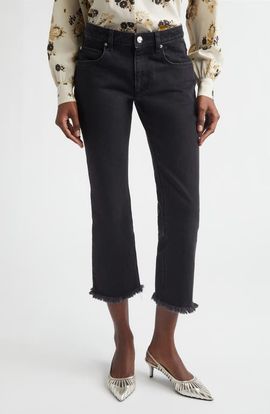 Isabel Marant Isabel Marant Ombela Fray Hem Crop Jeans