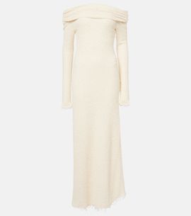Isabel Marant Isabel Marant Ormany jersey bouclé maxi dress