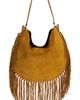 Isabel Marant Isabel Marant Oskan Hobo Soft Zip With Fringe - 1