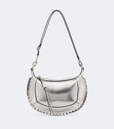 Isabel Marant Isabel Marant Oskan Moon metallic leather shoulder bag
