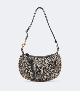 Isabel Marant Isabel Marant Oskan Moon printed calf hair shoulder bag