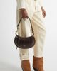 Isabel Marant Isabel Marant Oskan Moon Studded Leather Hobo Bag - 3