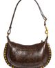 Isabel Marant Isabel Marant Oskan Moon Studded Leather Hobo Bag - 4